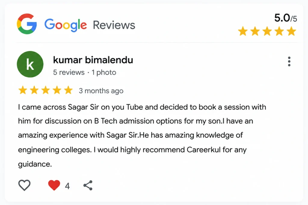 Google Reviews Card with Five-Star Testimonial
